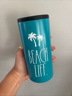 Rae Dunn "Beach Life" Travel Tumbler
